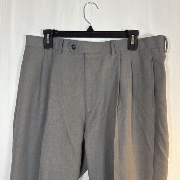 Lauren Ralph Lauren Mens Classic Fit Grey Dress Pants Size 34 X 32 Preowned - Picture 6 of 16